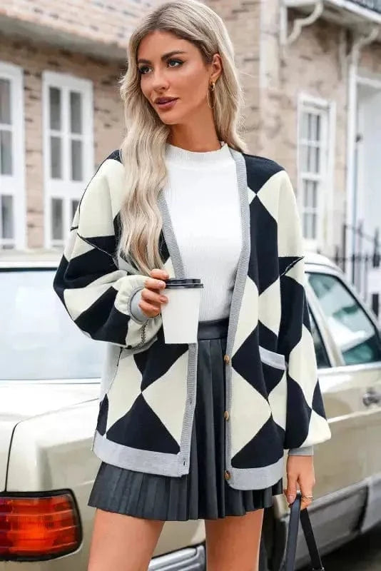 Cardigans Jet Set Contrast Cardigan
