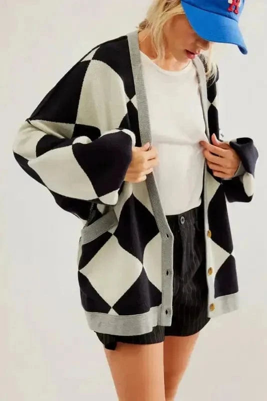 Cardigans Jet Set Contrast Cardigan