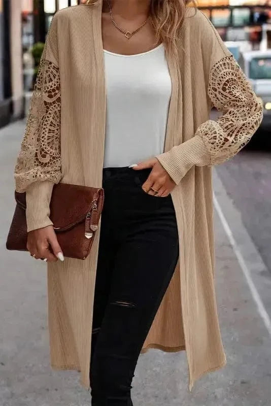 Cardigans Lace Unraveled Duster Cardigan