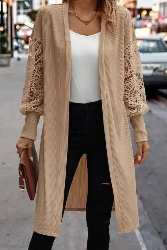 Cardigans Lace Unraveled Duster Cardigan