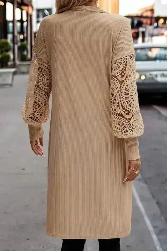 Cardigans Lace Unraveled Duster Cardigan