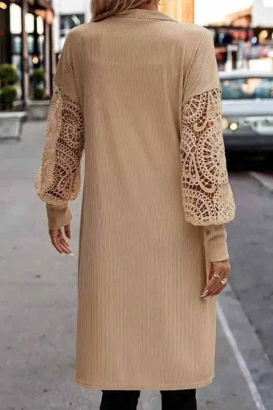 Cardigans Lace Unraveled Duster Cardigan