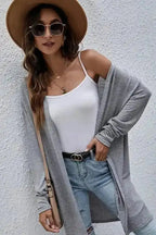 Cardigans Loft Layer Open Front Cardigan – Lightweight, Oversized, Boho Chic