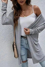 Cardigans Loft Layer Open Front Cardigan – Lightweight, Oversized, Boho Chic