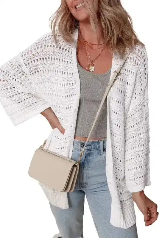 Cardigans Luxe Layer Pointelle Cardigan