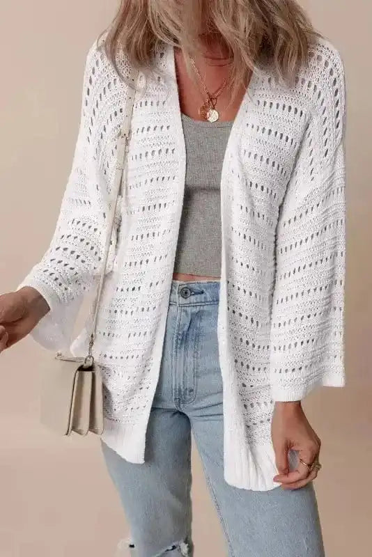 Cardigans Luxe Layer Pointelle Cardigan