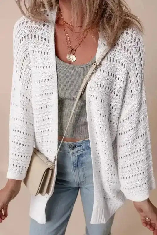 Cardigans Luxe Layer Pointelle Cardigan