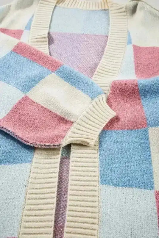 Cardigans Monochrome Mosaic Slouch Cardigan