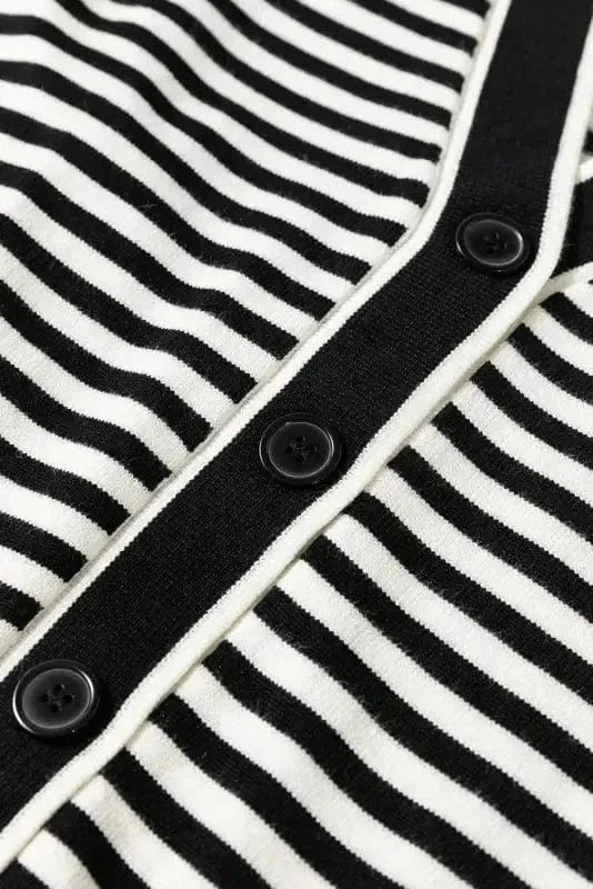 Cardigans Onyx Stripe Longline Cardigan