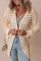 Cardigans Open Knit Duster Cardigan
