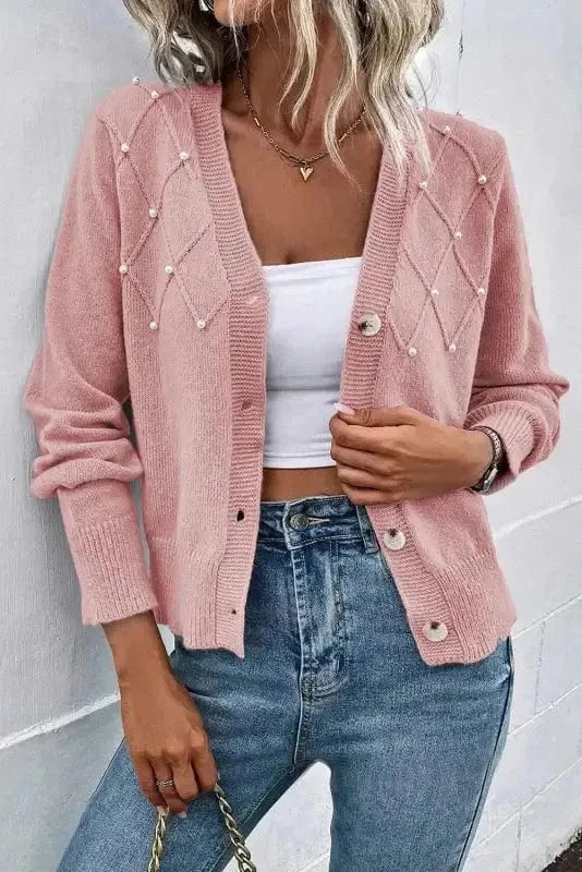 Cardigans Posh Pearl Button Cardigan