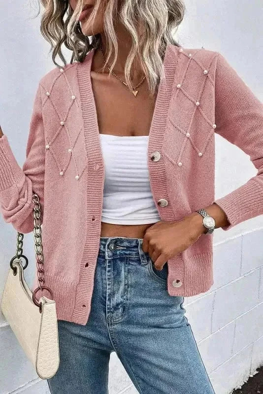 Cardigans Posh Pearl Button Cardigan