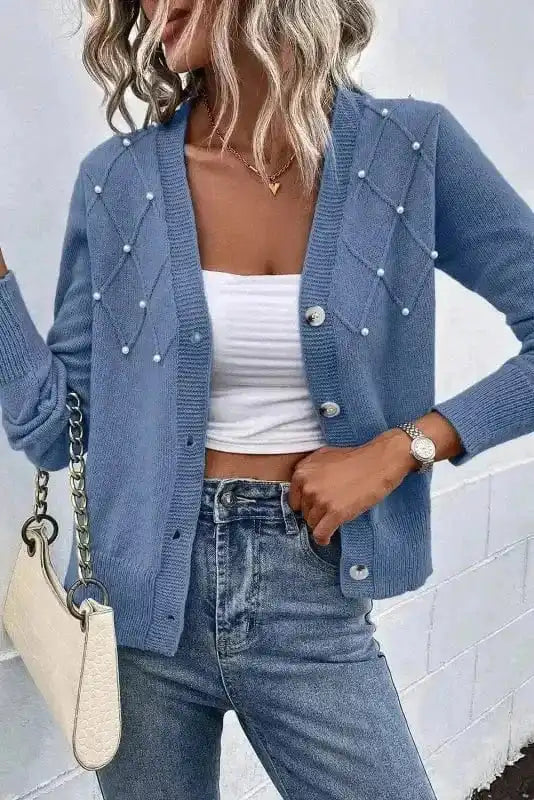 Cardigans Posh Pearl Button Cardigan
