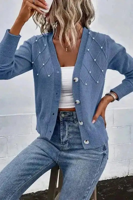Cardigans Posh Pearl Button Cardigan