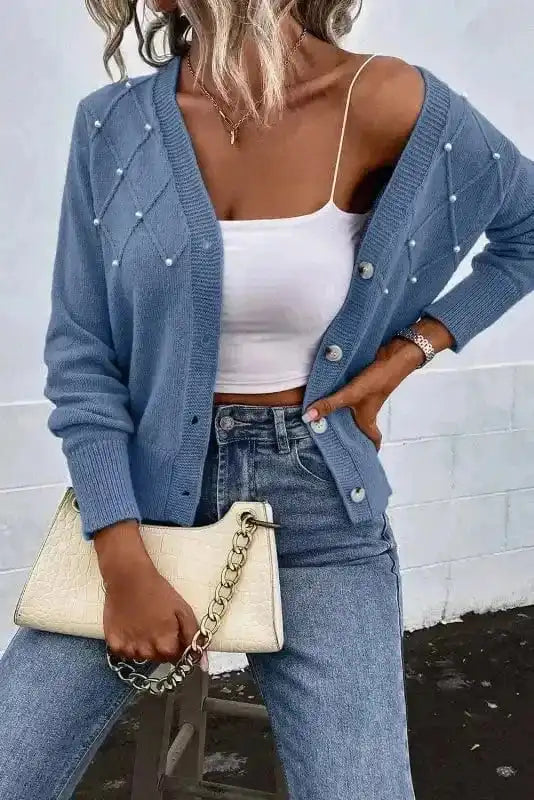 Cardigans Posh Pearl Button Cardigan
