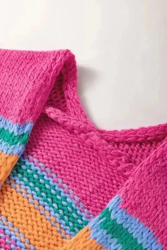 Cardigans RosyStripes Puff Sleeve Cardigan