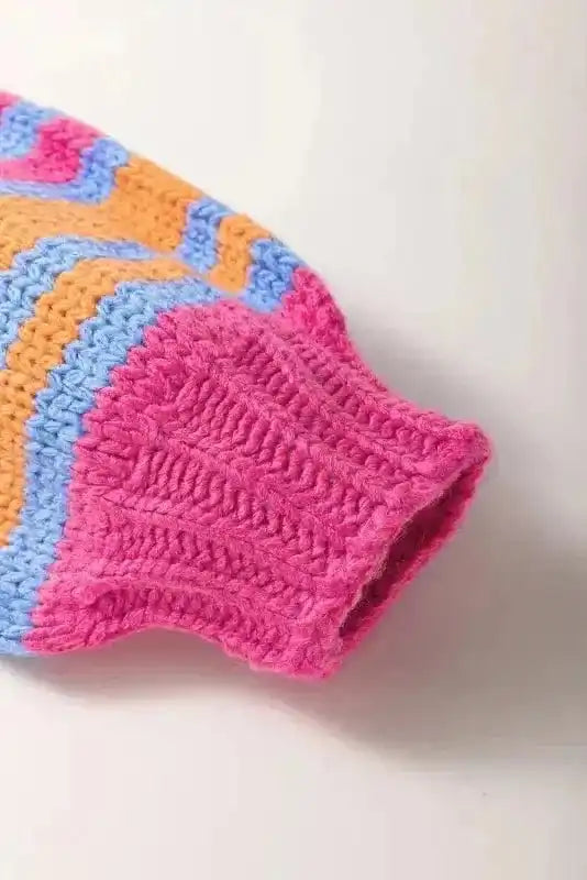 Cardigans RosyStripes Puff Sleeve Cardigan