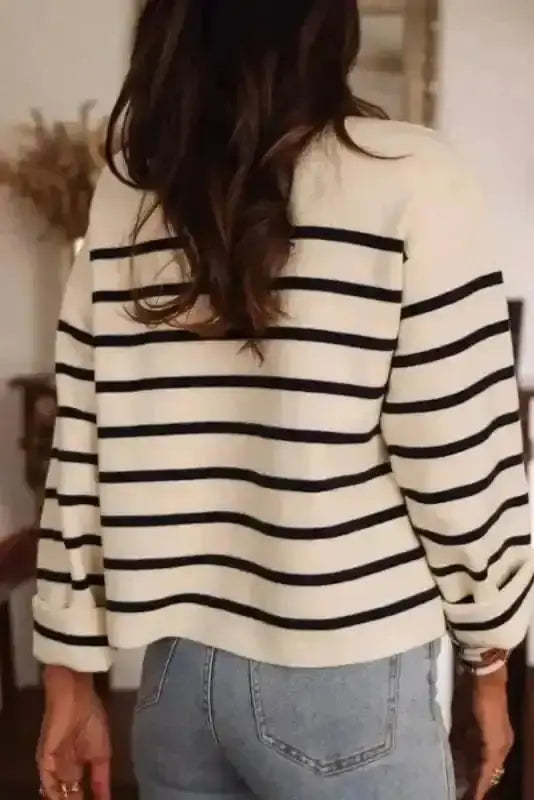 Cardigans Sable Stripe Button Cardigan