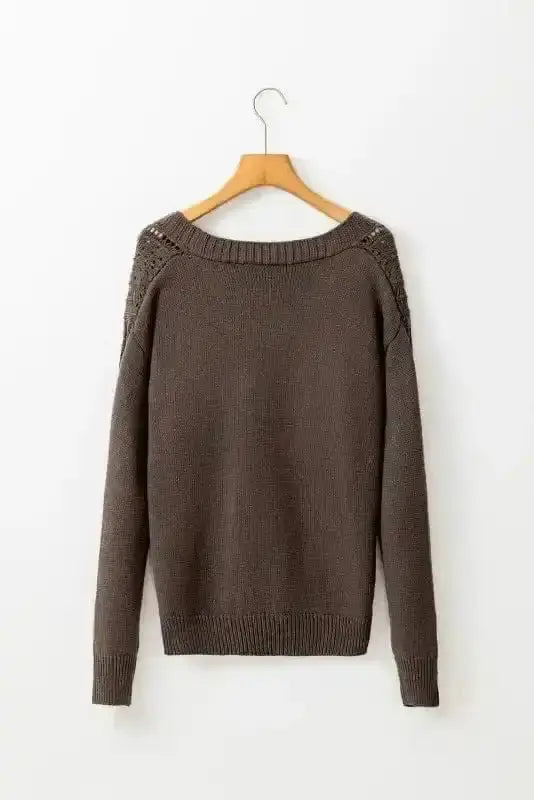 Cardigans Slouchy Knit Cardigan