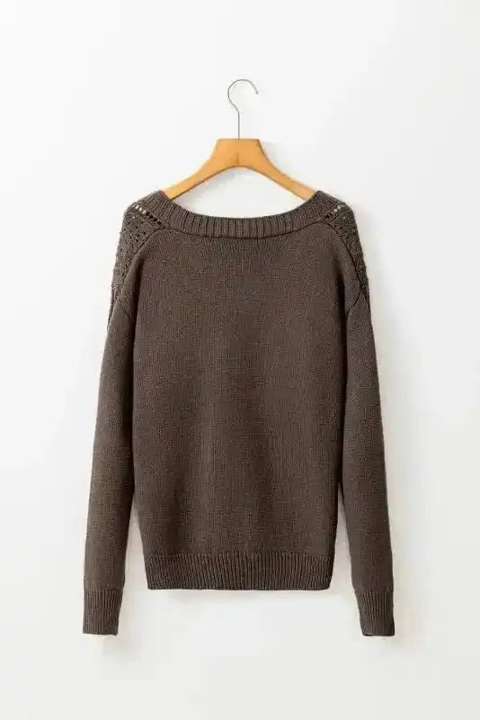 Cardigans Slouchy Knit Cardigan