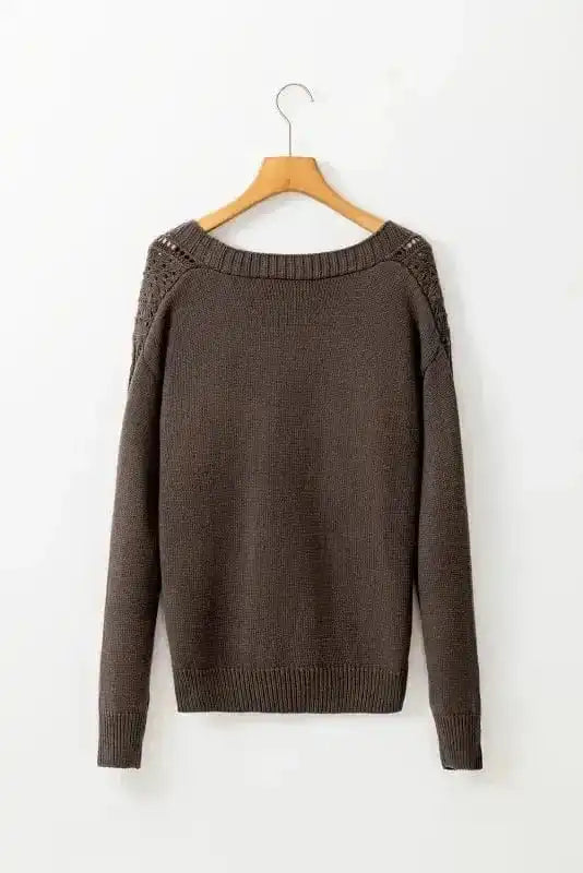 Cardigans Slouchy Knit Cardigan