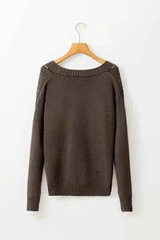 Cardigans Slouchy Knit Cardigan