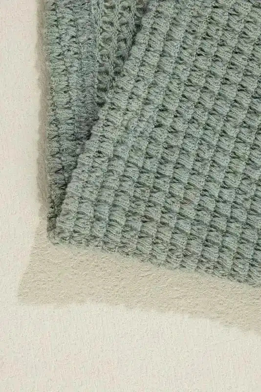 Cardigans Waffle Knit Open Front Cardigan