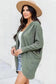 Cardigans Waffle Knit Open Front Cardigan