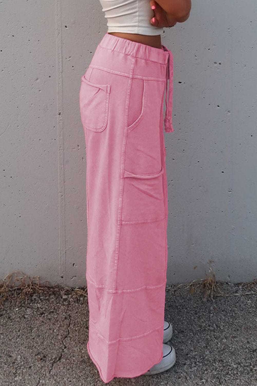 Cargo Pants Fashionfitz Women's Wide Leg Cargo Pants - Trendy Style