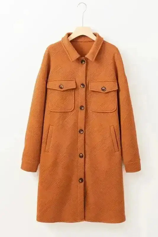 Coats ChicWrap Textured Duster Coat – Elegance Meets Comfort