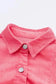 Corduroy Jackets Corduroy Buttoned Jacket with Flap Pockets