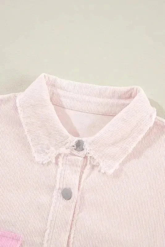 Corduroy Jackets Dual-Tone Delight Corduroy Shacket