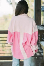 Corduroy Jackets Dual-Tone Delight Corduroy Shacket