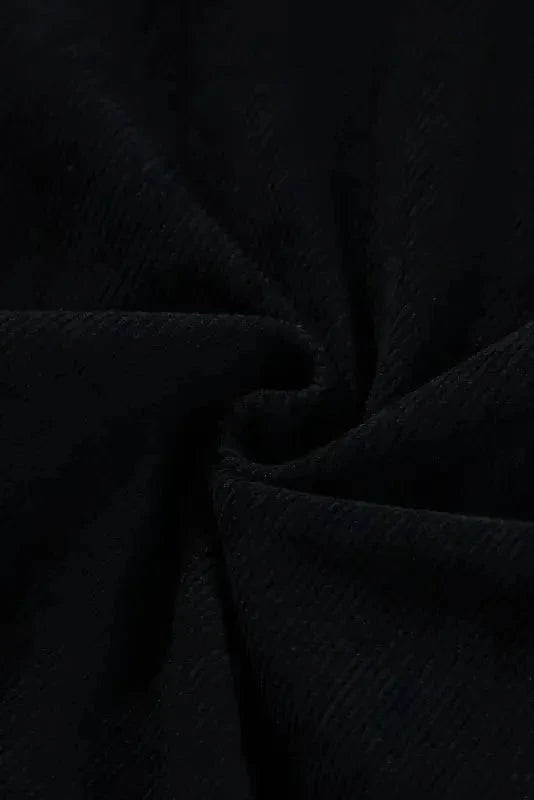 Corduroy Jackets Elegant Fleece-Lined Corduroy Crop Jacket