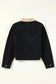 Corduroy Jackets Elegant Fleece-Lined Corduroy Crop Jacket