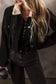 Corduroy Jackets Elegant Fleece-Lined Corduroy Crop Jacket