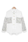 Corduroy Jackets Gray Leopard Patchwork Corduroy Buttoned Shirt Jacket