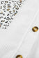 Corduroy Jackets Gray Leopard Patchwork Corduroy Buttoned Shirt Jacket