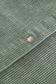 Corduroy Jackets Green Color Block Button Down Hooded Corduroy Jacket