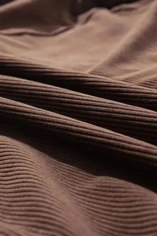 Corduroy Jackets Hooded Corduroy Shacket