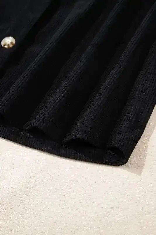 Corduroy Jackets Hooded Corduroy Shacket