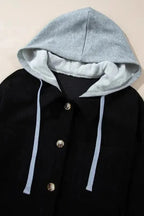 Corduroy Jackets Hooded Corduroy Shacket