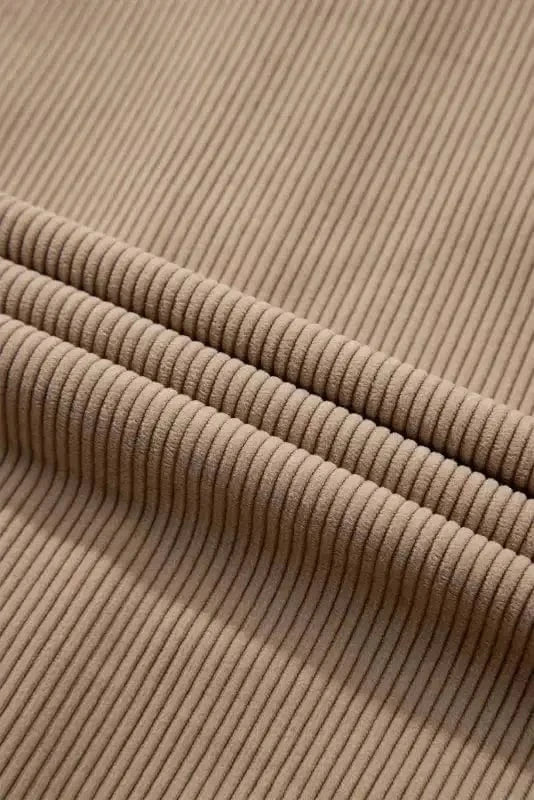 Corduroy Jackets Hooded Corduroy Shacket