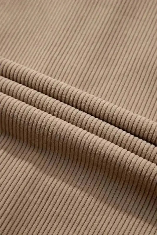Corduroy Jackets Hooded Corduroy Shacket