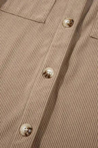 Corduroy Jackets Hooded Corduroy Shacket