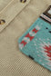 Corduroy Jackets Khaki Aztec Corduroy Shacket