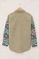 Corduroy Jackets Khaki Aztec Corduroy Shacket