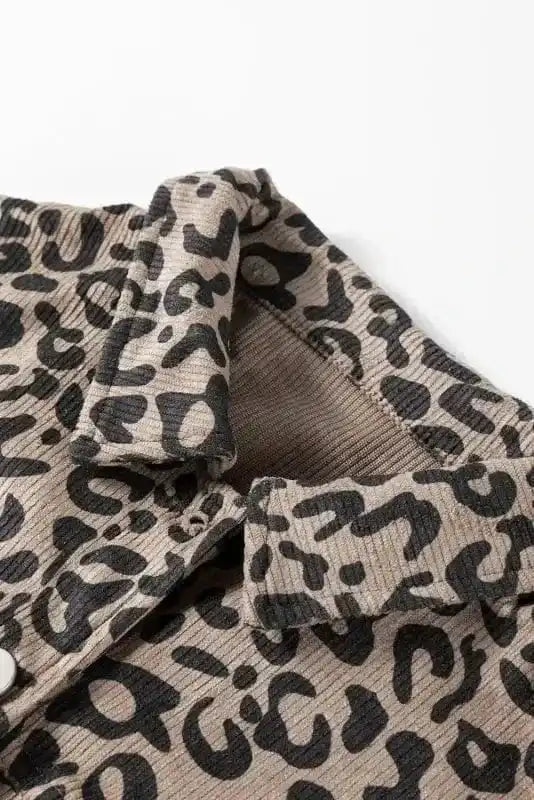 Corduroy Jackets Leopard Luxe Corduroy Jacket