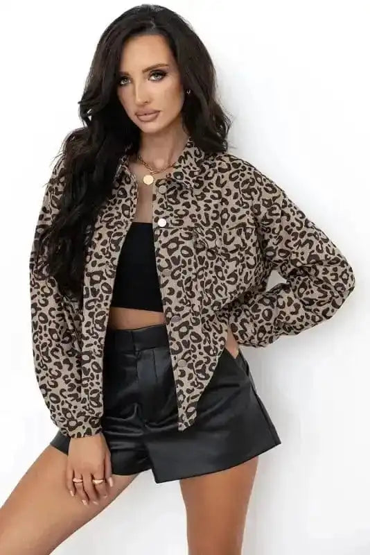 Corduroy Jackets Leopard Luxe Corduroy Jacket