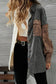 Corduroy Jackets Leopard Patchwork Corduroy Shirt Jacket